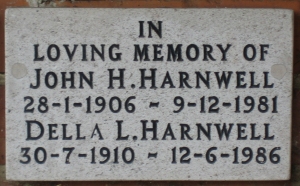 Memorial in Upwell Cemetery, Norfolk, England