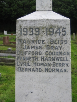 Kenneth Harnwell, W. W. II Memorial Marker, West Walton Cemetery