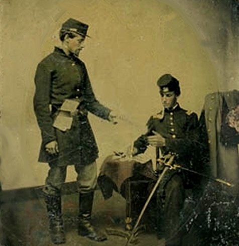Francis (left) and his brother, Capt. William Bacon.